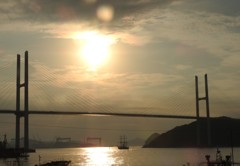 女神大橋と観光丸