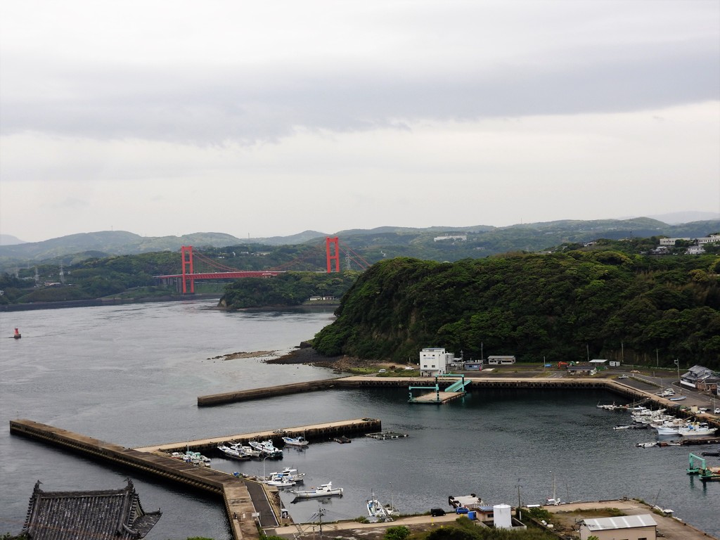 平戸城より