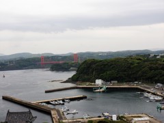 平戸城より