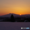 雪原の朝