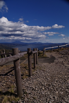 美幌峠から見る屈斜路湖