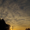 秋空の夕陽3