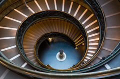 バチカン美術館の螺旋階段