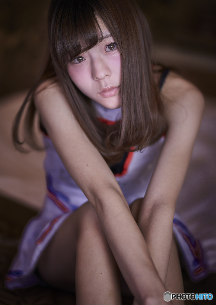 少女A 体育座りしてみて 2..ART85mm
