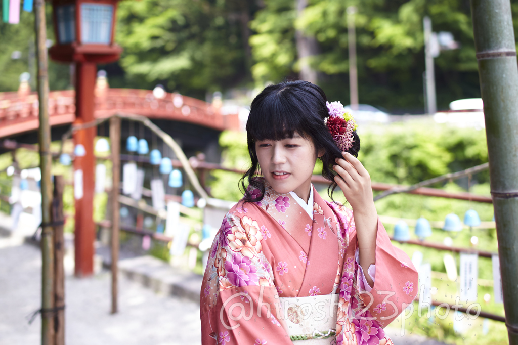 和装女子