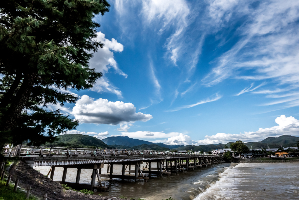 Togetsu-kyo Bridge & Amazing Cloud