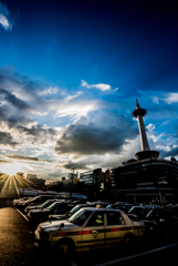 Kyoto Tower at Sunset