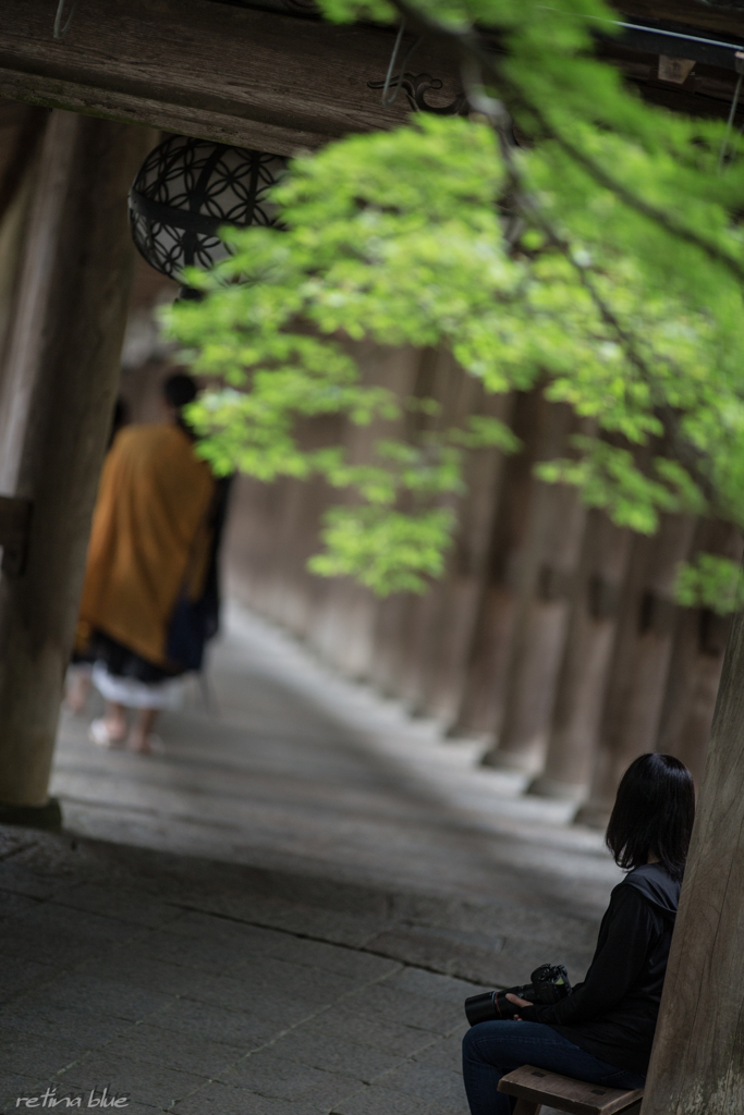 勤行の後に