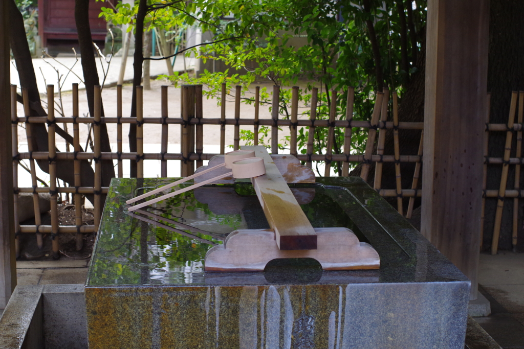手水舎_渋谷氷川神社