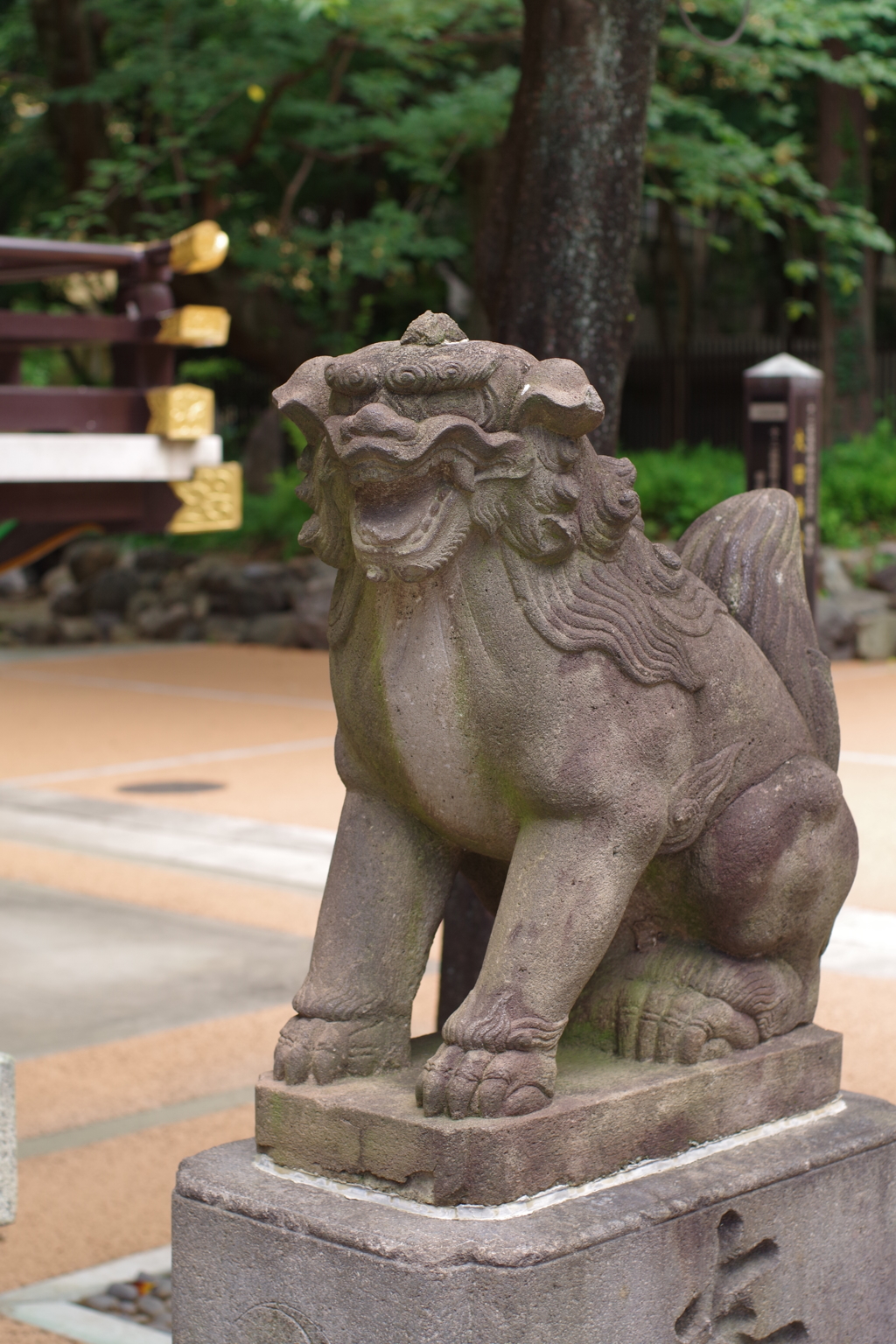 狛犬_新宿熊野神社