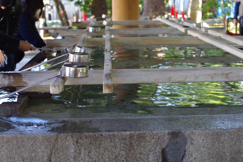手水舎_靖国神社
