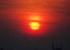 夕日
