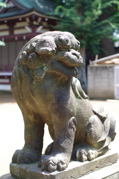狛犬_諏訪神社(高田馬場)