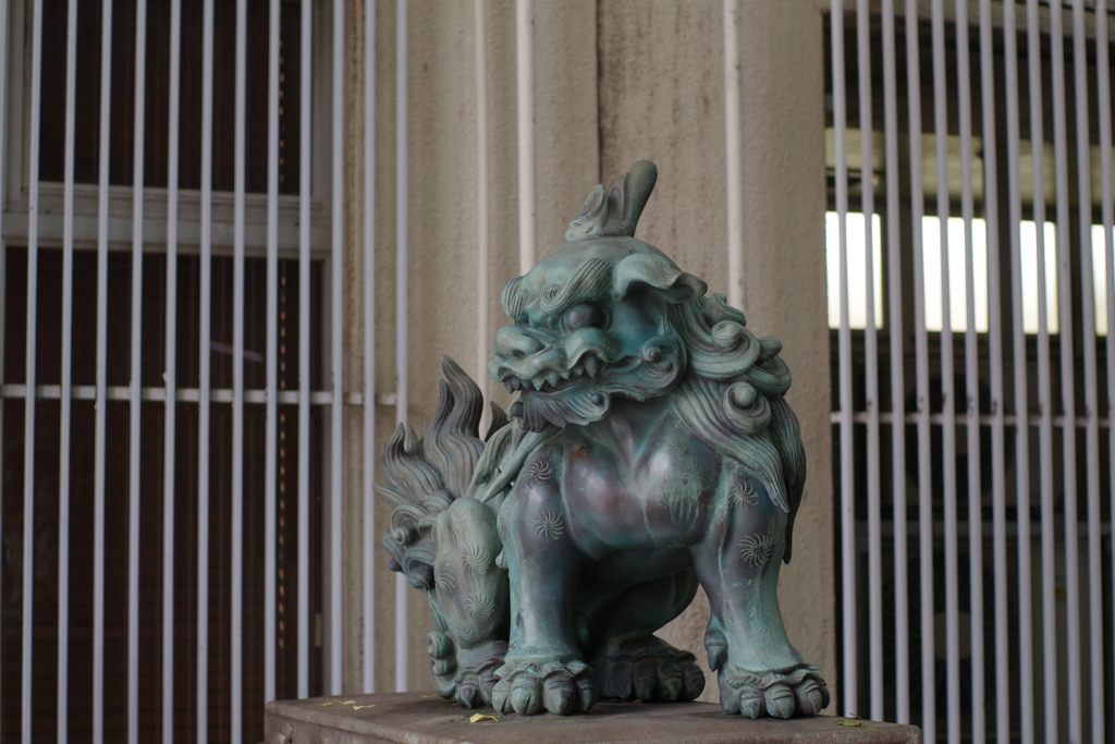 唐獅子_花園神社