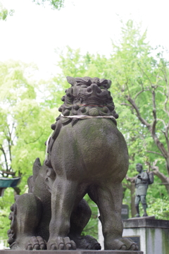 狛犬_鉄砲洲稲荷神社