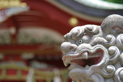 狛犬_中野氷川神社