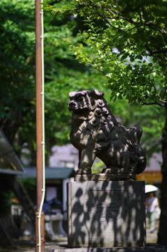 狛犬_新井天神北野神社