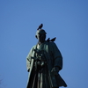 益次郎と鳩_靖国神社