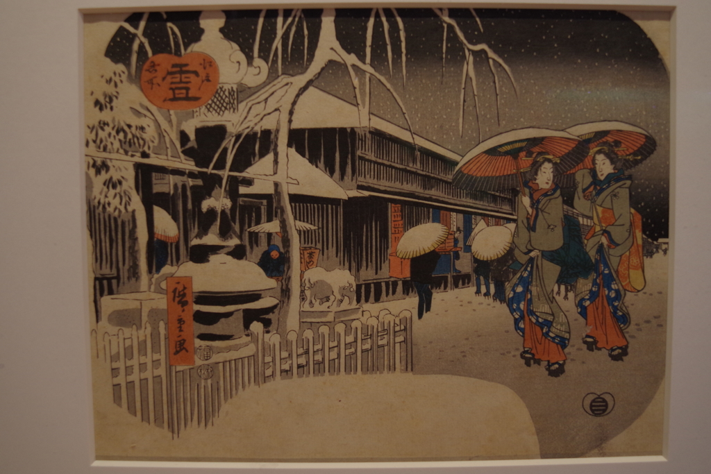 江戸名所・雪_東京国立博物館