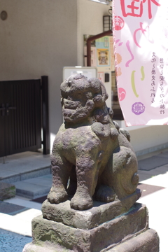 狛犬_高輪神社