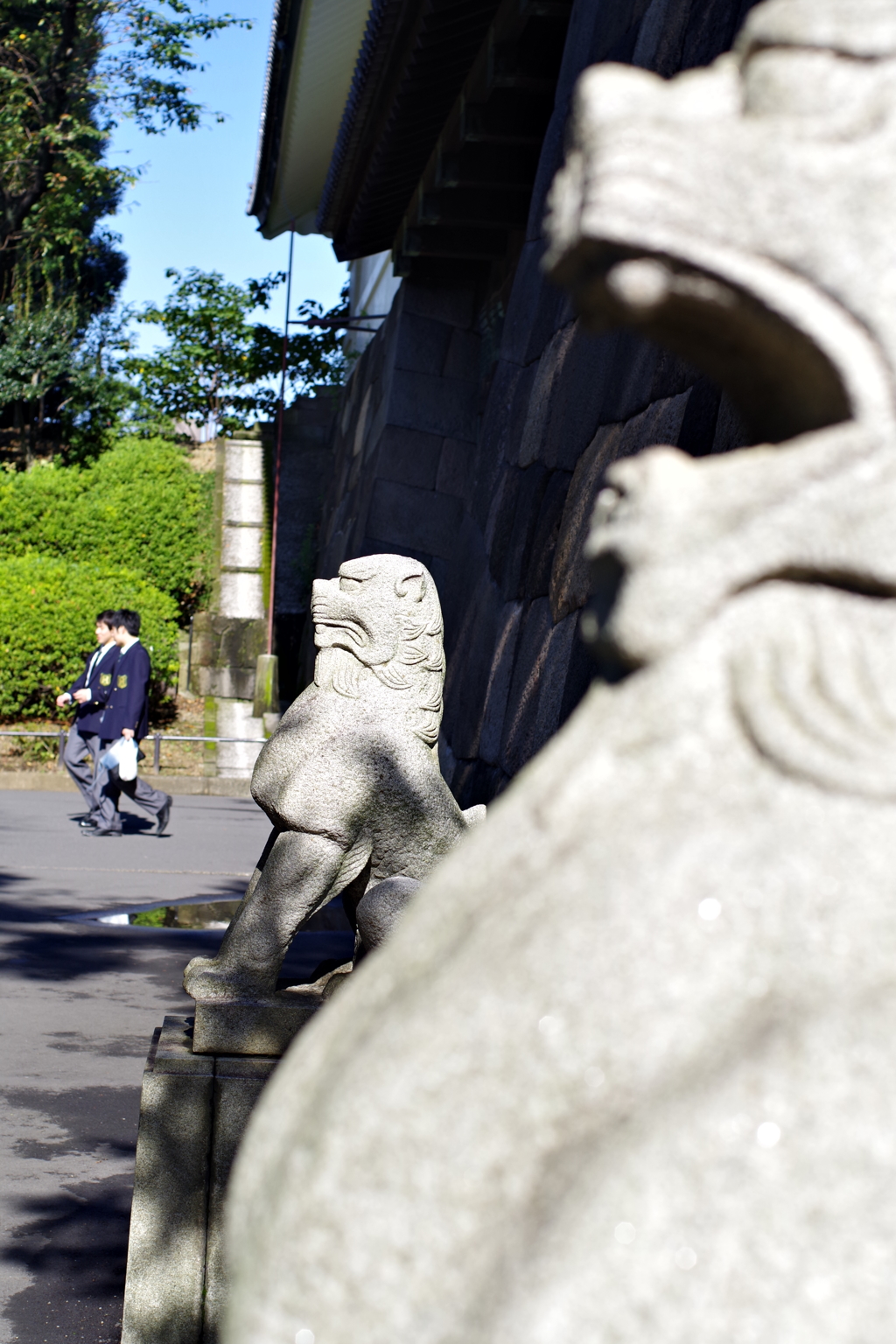 狛犬_田安門_北の丸公園