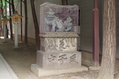 狛犬_花園神社