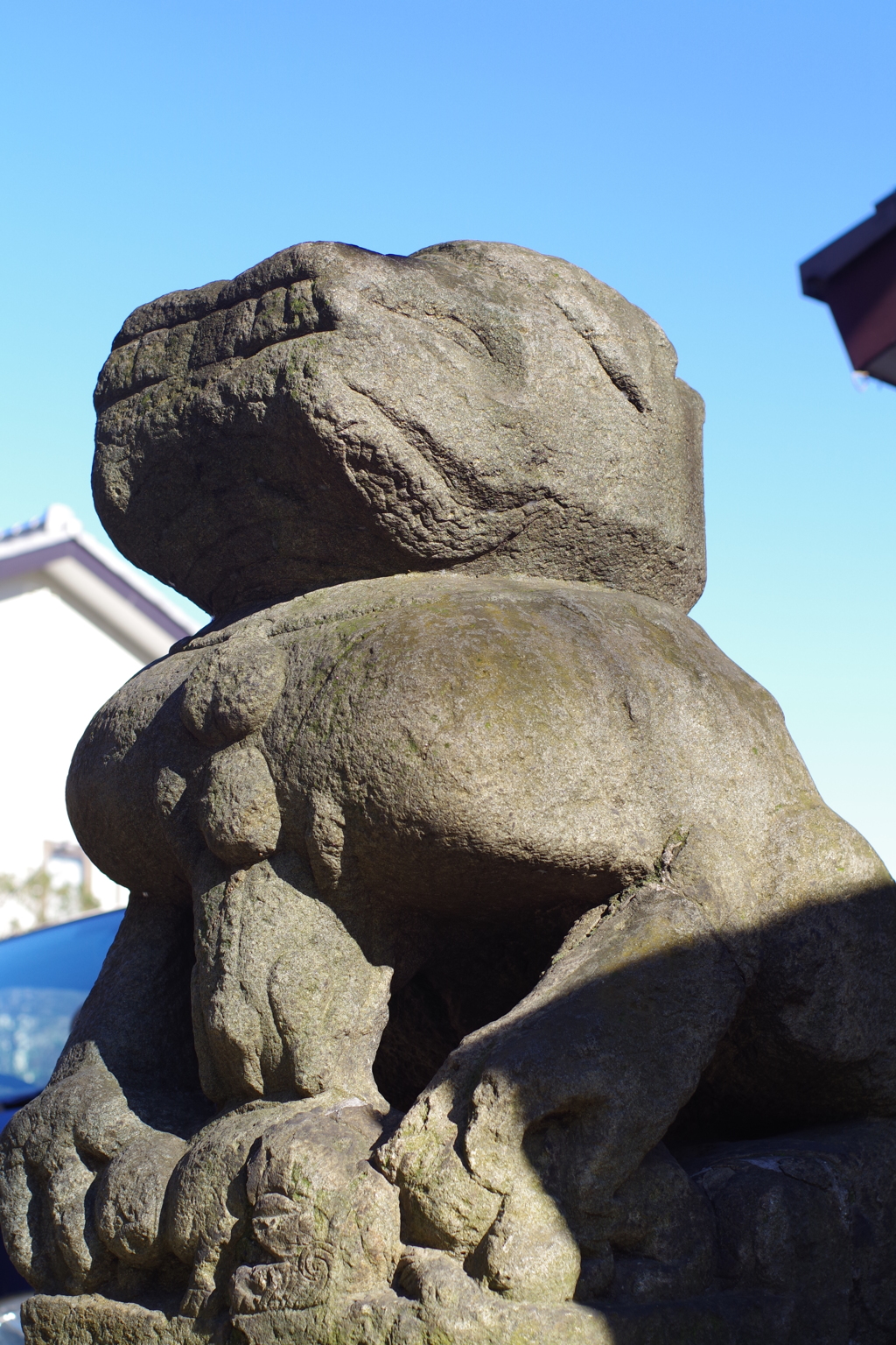 狛犬_穏田神社