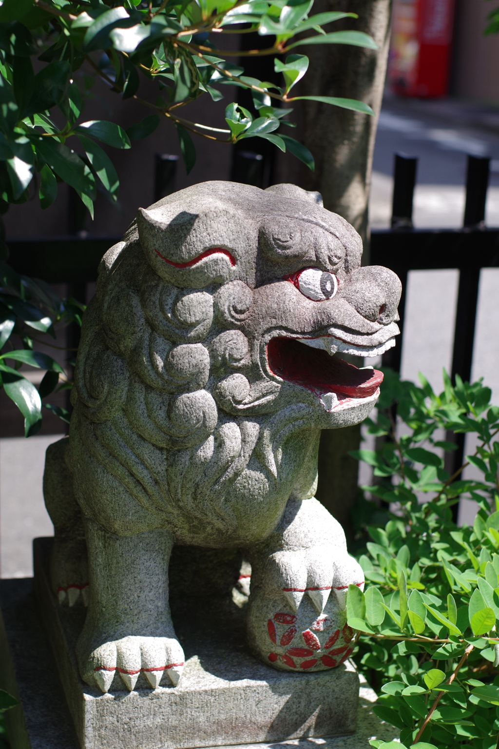 狛犬_元赤城神社(牛込)