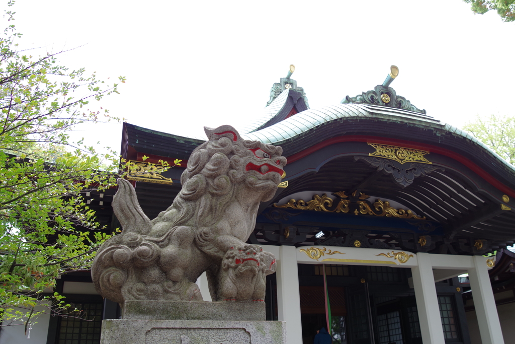 狛犬_王子神社