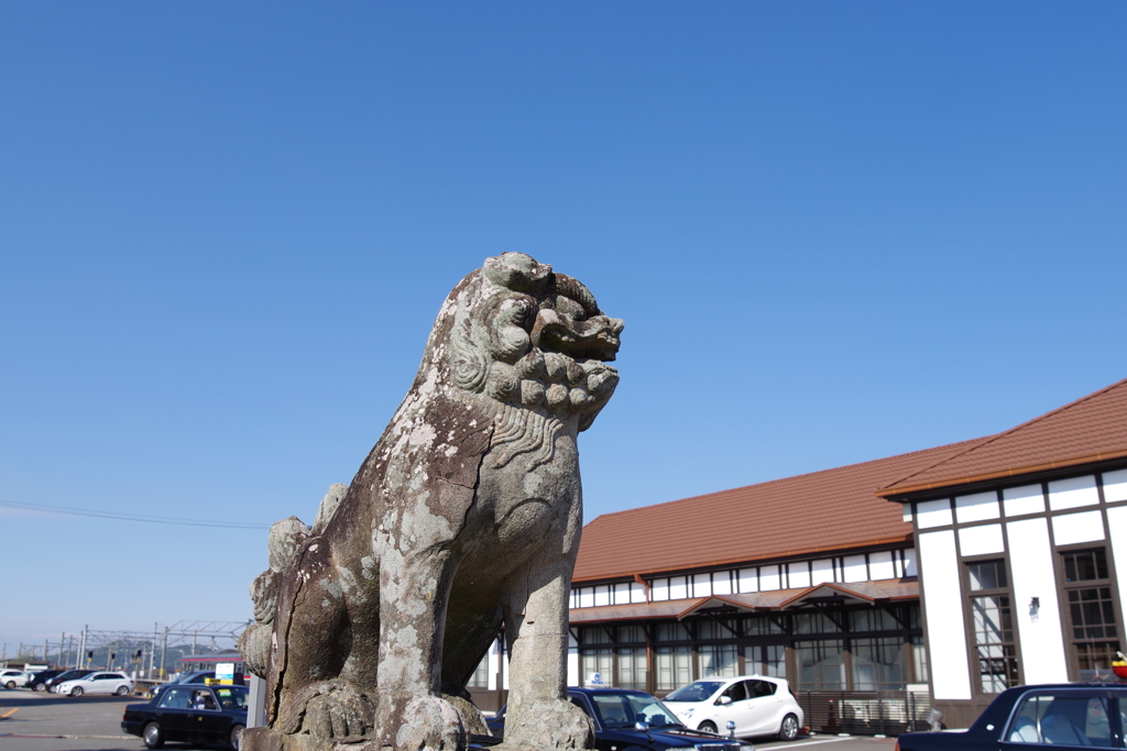 狛犬_JR琴平駅