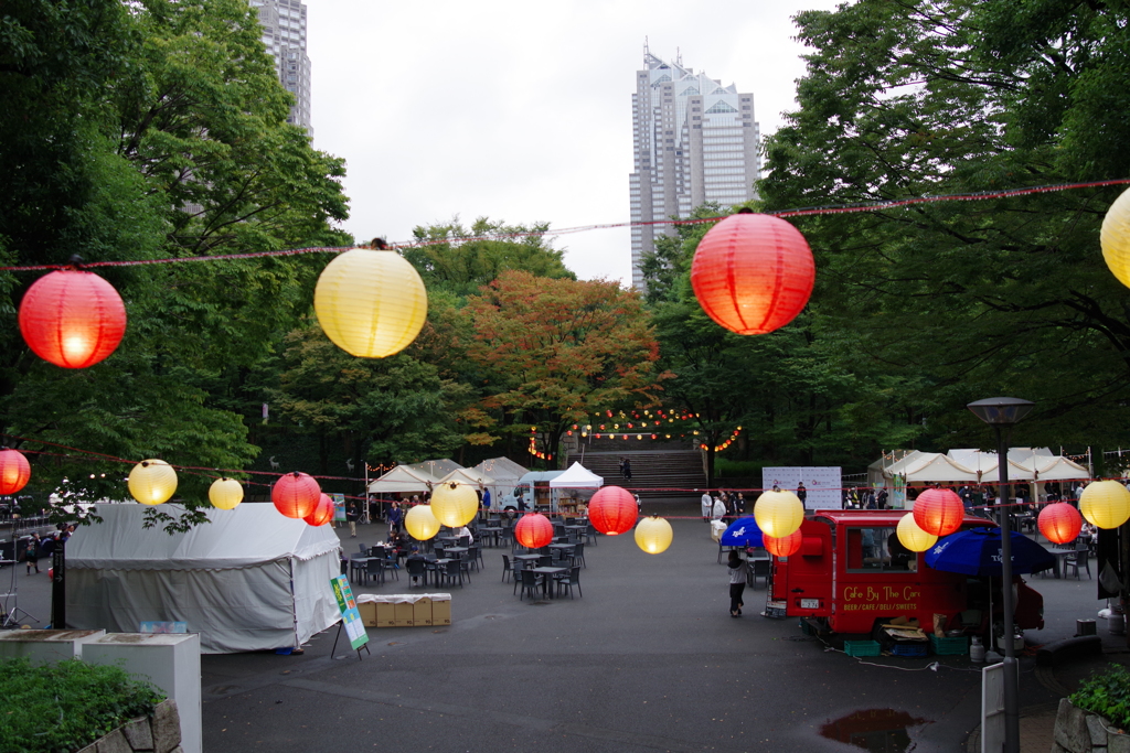 提灯_新宿中央公園