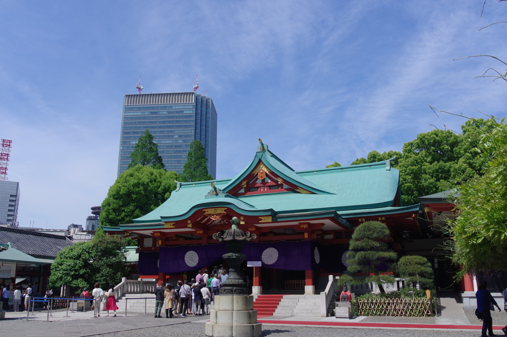 拝殿_山王日枝神社