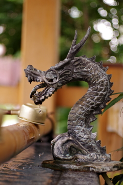手水舎_龍_成子天神