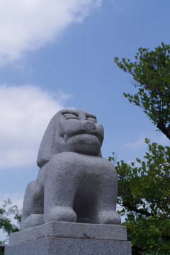狛犬_赤城神社(神楽坂)