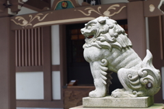 狛犬_駒込大國神社