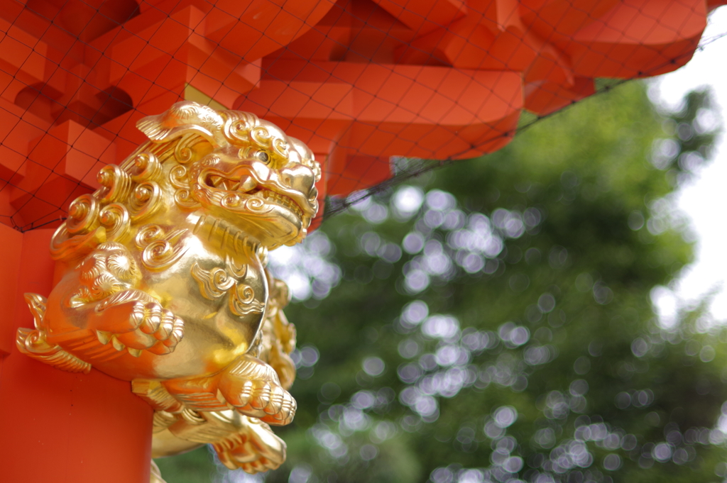木鼻_穴八幡宮