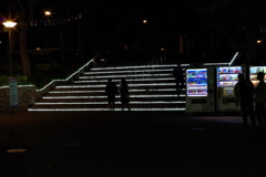 階段_新宿中央公園