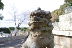 狛犬_阿智神社