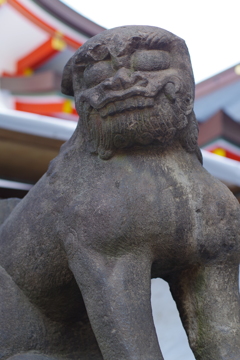 狛犬_花園神社