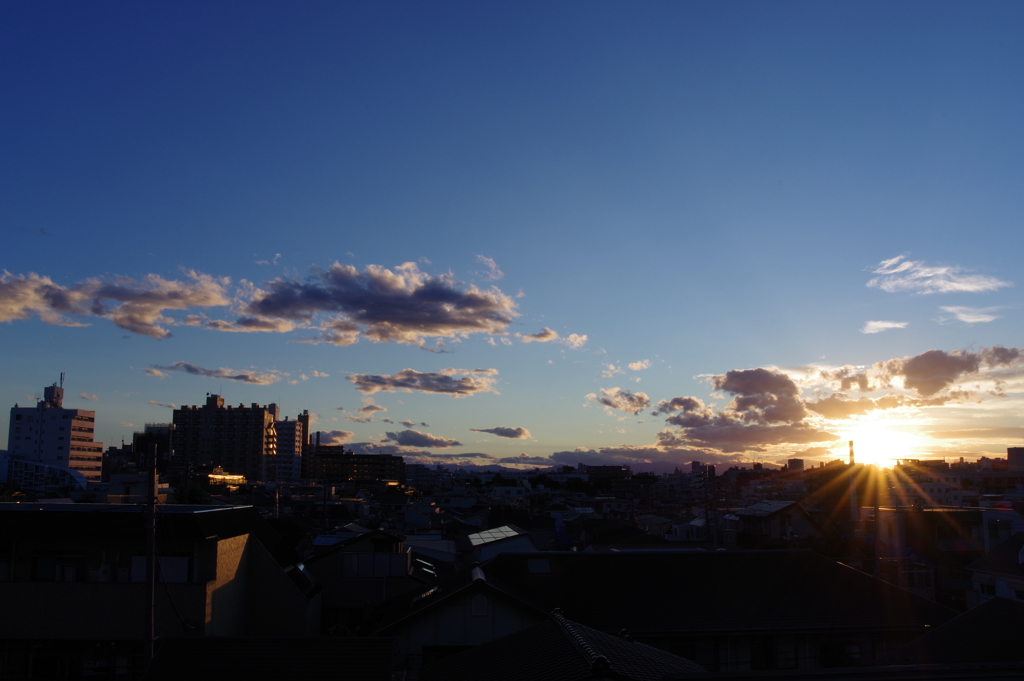 梅雨の晴れ間に