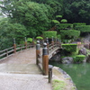 迎春橋と飛猿岩_栗林公園