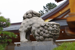 狛犬_広島護国神社