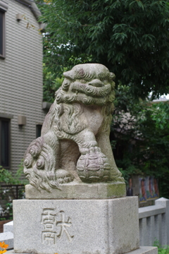 狛犬_大和町八幡神社