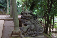 狛犬_渋谷氷川神社