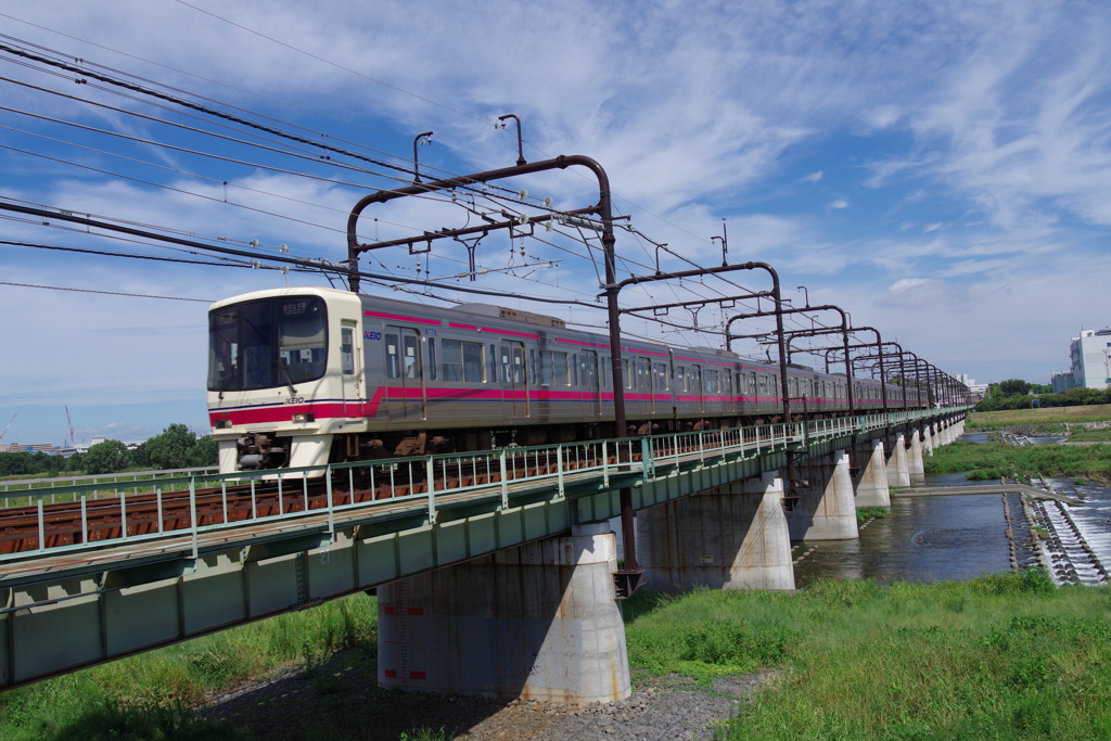 多摩川と京王線