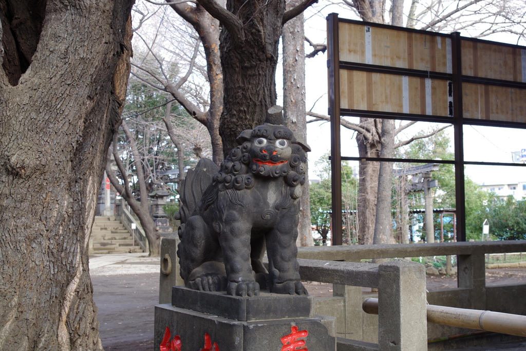 狛犬_諏方神社