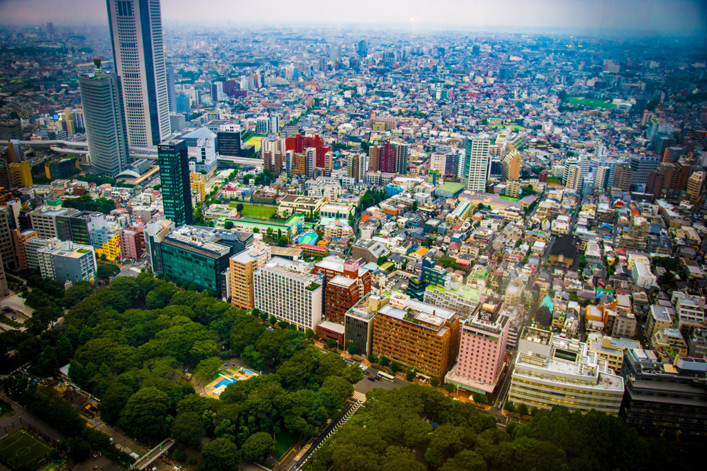 新宿の街並み