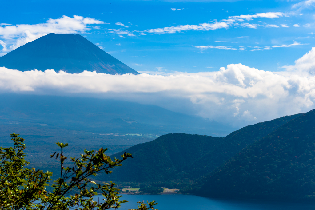 富士山 本栖湖畔より
