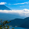 富士山 本栖湖畔より