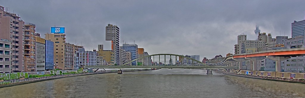 隅田川（両国橋からの眺め）